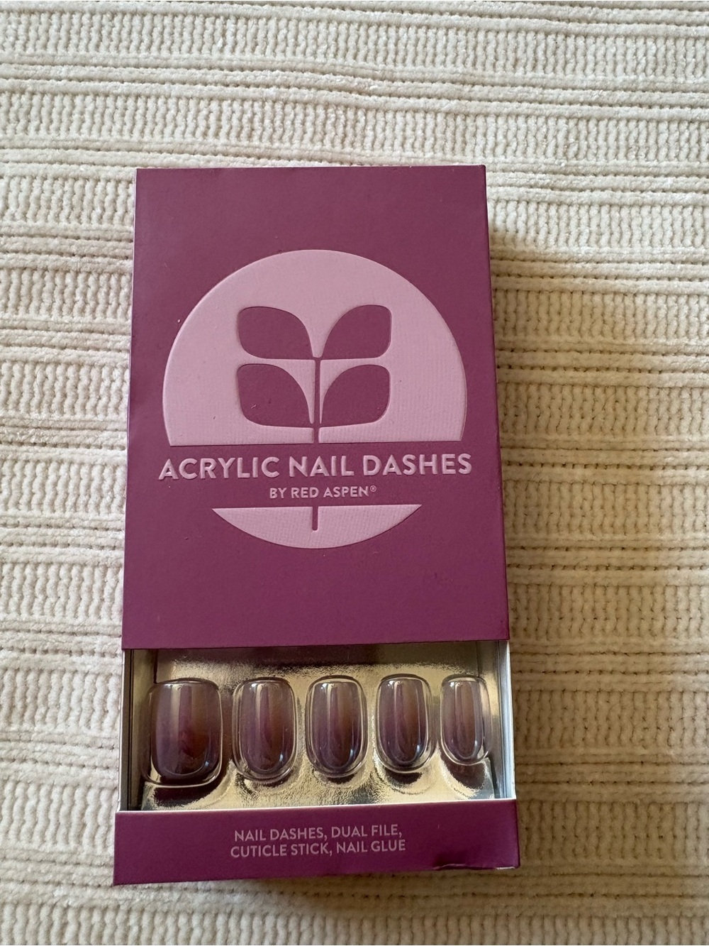 Red Aspen Nail Dashes in Ombre Purple Crafty Cacee
